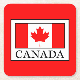 Porta-copo De Papel Quadrado Canadá