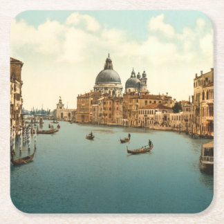 Porta-copo De Papel Quadrado Canal grande mim, Veneza, Italia