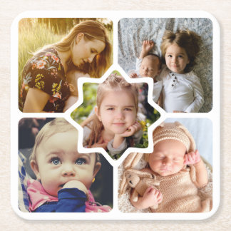 Porta-copo De Papel Quadrado Carregar porta copos de papel quadrado fotográfico