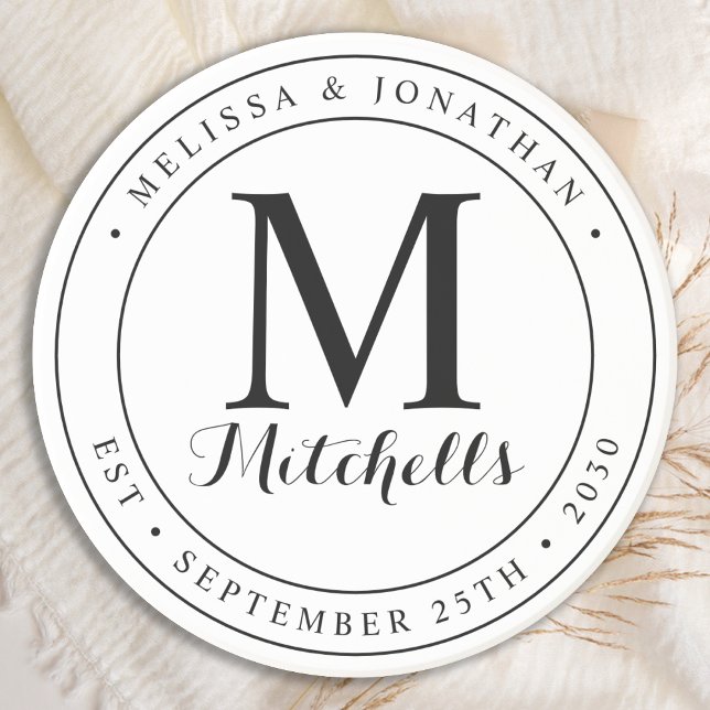 Porta-copo De Papel Quadrado Casamento De Cachorro De Foto Pet Elegante (Criador carregado)