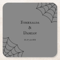 Casamento Gótico de Aranhas e Cinzas