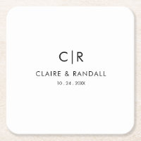 Casamento Negro e Branco minimalista