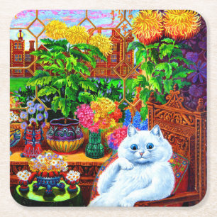 Porta-copo De Papel Quadrado Cat College Master