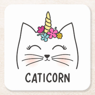 Porta-copo De Papel Quadrado Caticorn