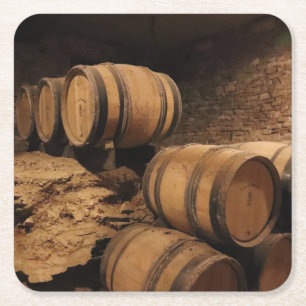 Porta-copo De Papel Quadrado Caverna De Vinho