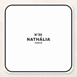 Porta-copo De Papel Quadrado CC (Chic & Classic)