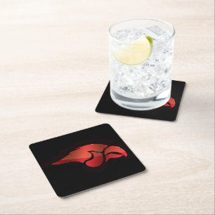 Porta-copo De Papel Quadrado Cedar Primavera Red Hawks #8