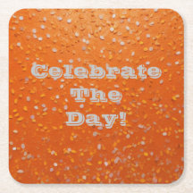 Celebre O Dia! Confetti Porta copos