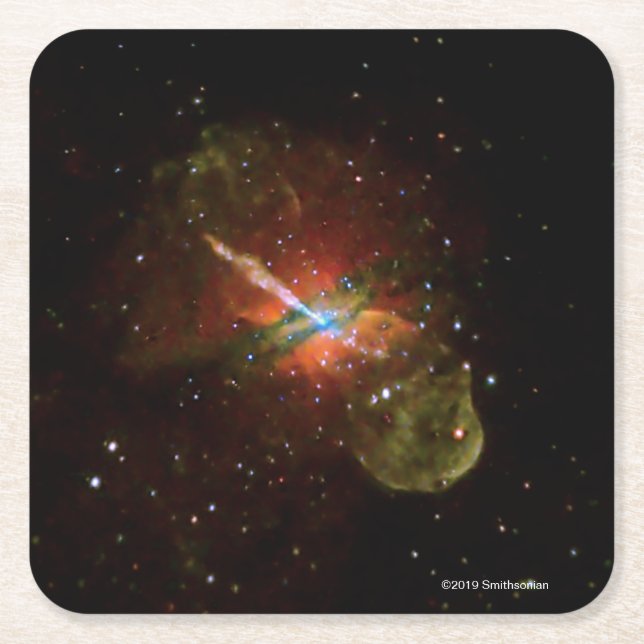 Porta-copo De Papel Quadrado Centaurus A (Frente)