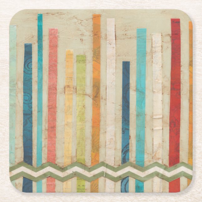 Porta-copo De Papel Quadrado Cercas de papel IV para cima (Frente)