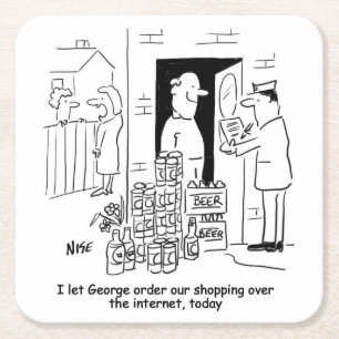 Porta-copo De Papel Quadrado Cerveja que compra em linha