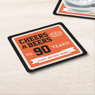 Porta-copo De Papel Quadrado Cervejas com Tema Esportivo e Brindes Festa de Ani