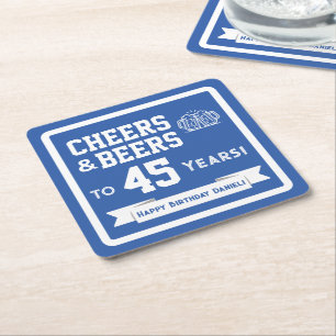 Porta-copo De Papel Quadrado Cervejas e Aplausos com Tema Esportivo para Festa 