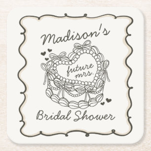 Porta-copo De Papel Quadrado Chá de panela de bolos retrorreflectores do Arco b