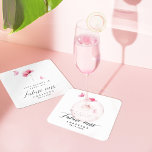 Porta-copo De Papel Quadrado Chá de panela Floral Rosa Elegante<br><div class="desc">Aprecie seus convidados com nossa Porta copos de papel quadrado cor-de-rosa com Chá de panela cor-de-rosa. Apresentando um belo design de aquarela de florais e borboletas cor-de-rosa, esta porta copos moderna minimalista mostra elegantemente "A futura Sra." em uma fonte encantadora, fazer-a a adição perfeita ao seu primavera ou chá de...</div>