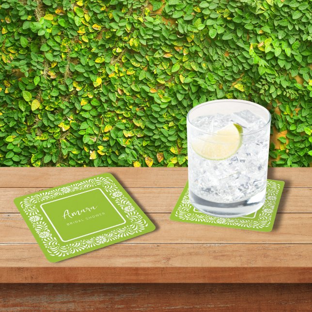 Porta-copo De Papel Quadrado Chá de panela GREEN TALAVERA (Criador carregado)