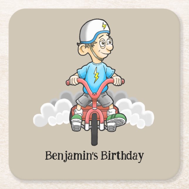 Porta-copo De Papel Quadrado Chamando Todos os Bikers (Frente)