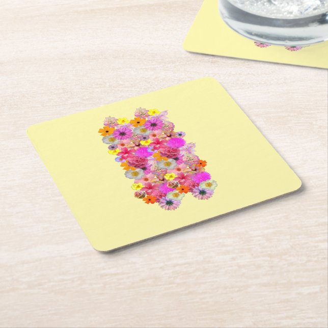 Porta-copo De Papel Quadrado Champion's Bouquet  (Inclinado)