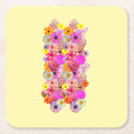 Porta-copo De Papel Quadrado Champion's Bouquet