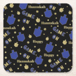 Porta-copo De Papel Quadrado Chanukah Game On Dreidels<br><div class="desc">"Chanukah Game-On Dreidels, Porta copos de Papel Quadrado" está pronto para ajudá-lo a começar sua festa! Obrigados para parar e comprar. Muito apreciado! Todas as minhas designs podem ser transferidas para outros produtos Zazzle. Verifique sempre a visualização para ter certeza de que você ajustou o ajustado perfeito! Envie-me uma mensagem...</div>