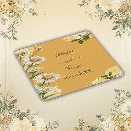 Porta-copo De Papel Quadrado Charming Retro Margaret Floral Wedding