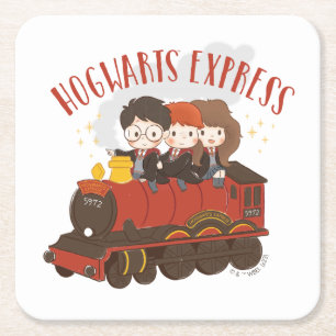 Porta-copo De Papel Quadrado Chibi HOGWARTS EXPRESS™ Ride