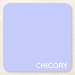 Porta-copo De Papel Quadrado Chicória - Denominação de cor azul da flor<br><div class="desc">Chicória - Denominação de cor azul da flor</div>