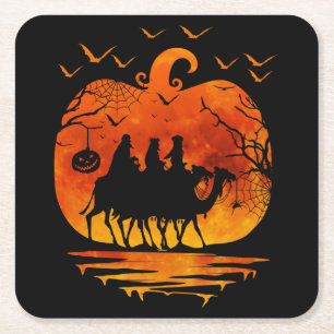 PORTA-COPO DE PAPEL QUADRADO CHRISTMAS HALLOWECOSTUME PUMPKIN NATAL GIFT