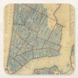 Porta-copo De Papel Quadrado Cidade de NewYork