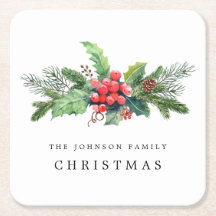 Cinza Botânica de inverno Cores Aquáticas Personal