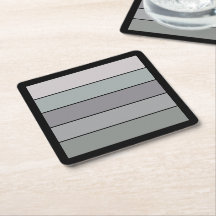 Cinza Verde Com Faixa Preta Em Papel De Aquarela