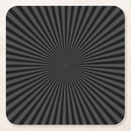 Porta-copo De Papel Quadrado Cinzas Escuras e Fundo de Rastreio Negro