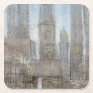 Porta-copo De Papel Quadrado City Midst I