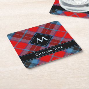 Porta-copo De Papel Quadrado Clan MacTavish Tartan
