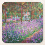 Porta-copo De Papel Quadrado Claude Monet - O Jardim do Artista em Giverny<br><div class="desc">Jardim do Artista em Giverny / Le Jardin de l'artiste a Giverny - Claude Monet,  1900</div>