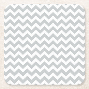 Porta-copo De Papel Quadrado Clique em Personalizar para alterar Cinza para a s