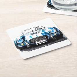 Porta-copo De Papel Quadrado Coasters de Bebida de Papel