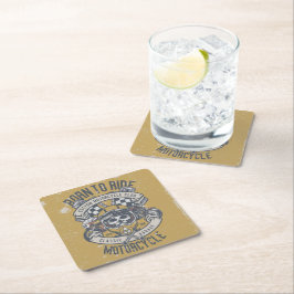 Porta-copo De Papel Quadrado Coasters de Bebida de Papel