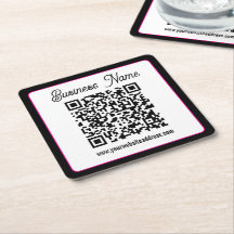 Código QR com letra cursiva de script
