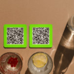 Porta-copo De Papel Quadrado Código QR em verde fluorescente<br><div class="desc">Crie seu próprio código QR usando seu próprio URL no lugar do meu.Este conjunto de Portas copos quadradas apresenta uma tonalidade verde conhecida como verde fluorescente. Excelente método para promover sua empresa ou serviços. Vendido como sortidos de 6.</div>