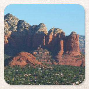 Porta-copo De Papel Quadrado Coffee Pot Rock I em Sedona Arizona