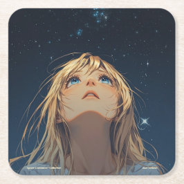 Porta-copo De Papel Quadrado Coleção de Comandos de Espaço - Porta copos da Sér