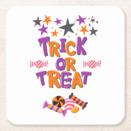 Porta-copo De Papel Quadrado Coleção de Festas de Halloween!