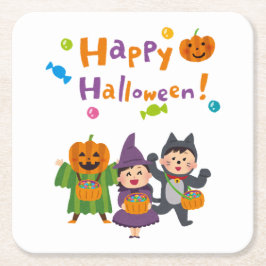 Porta-copo De Papel Quadrado Coleção de Festas de Halloween!