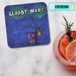 Porta-copo De Papel Quadrado Coleção de Portas copos do Cocktail - Blogueira Ma