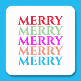 Porta-copo De Papel Quadrado Coloridas Portas copos de Natal Feliz