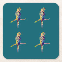 Colorir Porta copos de Papagaio