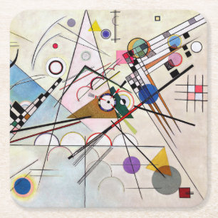 Porta-copo De Papel Quadrado Composição VIII, Wassily Kandinsky