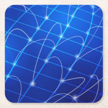 Conexões de rede azul e branca