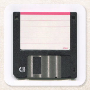 Porta-copo De Papel Quadrado Conjunto de Portas copos de disquete